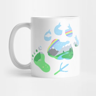 Paradise Paws Logo Mug